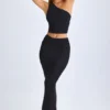 Lena Modal Twist-Front Maxikjol i svart