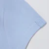 Lång T-shirt med utskärningar i färgen Sky
