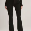 Lone Denim Mid-Rise Flared Jeans i svart