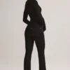 Lone Denim Mid-Rise Flared Jeans i svart