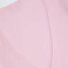 Lou Pointelle Wrap Crop Top i babyrosa