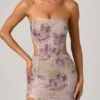 Lucienne Embellished Cut-Out Fishtail Maxiklänning i lila
