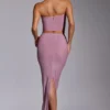 Melisande Embellished Mid Rise Gown Kjol i ljusrosa