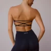 Mini-shorts med hög midja i svart