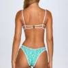 Minori cheeky bikinibyxor i blått mönster