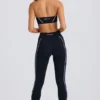 Mjuka Active Contrast-leggings i svart
