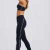 Mjuka Active Contrast-leggings i svart