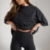 Mjuka bikershorts i bomull i svart