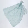 Molinas sarong med knytband i blått blommönster