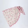 Molinas sarong med knytband i rött blommönster