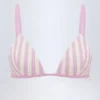 Montauk triangelbikinitopp i mauve