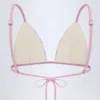 Montauk triangelbikinitopp i mauve