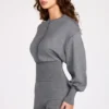 Moya långärmad jumpsuit i finstickat grått