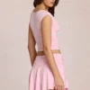 Nalia Modal Plunge Top i Blossom Pink