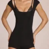 Nayara Modal Playsuit  i svart