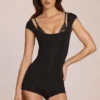 Nayara Modal Playsuit  i svart