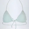 Noia Micro Triangle Bikini Toppar i blått blommönster