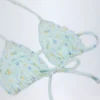 Noia Micro Triangle Bikini Toppar i blått blommönster