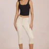 Norelle Modal Tie-Back Top i svart