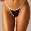 Old Money triangel-stringbikinibyxor i svart