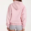Oversized hoodie med applikation i färgen Blush