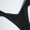Pacifico Embellished Ruched Cheeky Bikinibyxor i svart