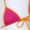 Paita triangel-bikinitopp i fuchsia