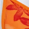 Paita Triangel-bikinitopp i orange orkidé-mönster