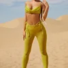 Palm Springs Tall Embellished Mesh Trousers i lime