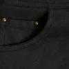 Parva snörningsshorts med medelhög midja i svart