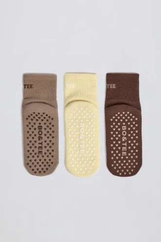 Pilates-strumpspaket i Mocha Multi