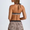 Praia minishorts i leopardmönster