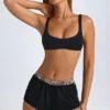 Praia minishorts i svart