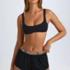 Praia minishorts i svart