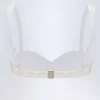 Ravello Broderie Anglaise balkett-bikinitopp med bygel i vitt