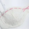 Ravello Broderie Anglaise balkett-bikinitopp med bygel i vitt