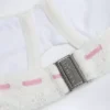 Ravello Broderie Anglaise balkett-bikinitopp med bygel i vitt