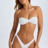 Rio bandeau-bikinitopp i vitt