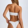 Rio bandeau-bikinitopp i vitt
