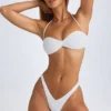 Rio bandeau-bikinitopp i vitt