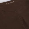 Rynkade minishorts i pecanmarl