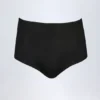 Sabrine Slinky Jersey Low-Rise Hot Pants i svart