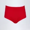 Sabrine Slinky Jersey Low-Rise Hotpants i Fire Red