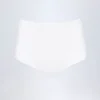 Sabrine Slinky Jersey Low-Rise Hotpants i vitt