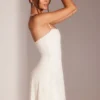 Salerno Embellished Multi Wear A-Line Miniklänning i vitt
