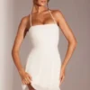 Salerno Embellished Multi Wear A-Line Miniklänning i vitt