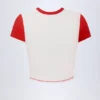 Salina Logo Cropped T-shirt i vitt