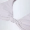 Santona bikinitopp med knutdetalj i vitt