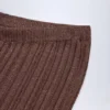 Selara Mid-Rise Flared Trousers i Bronze