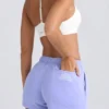 Shorts med medelhög midja i färgen Periwinkle